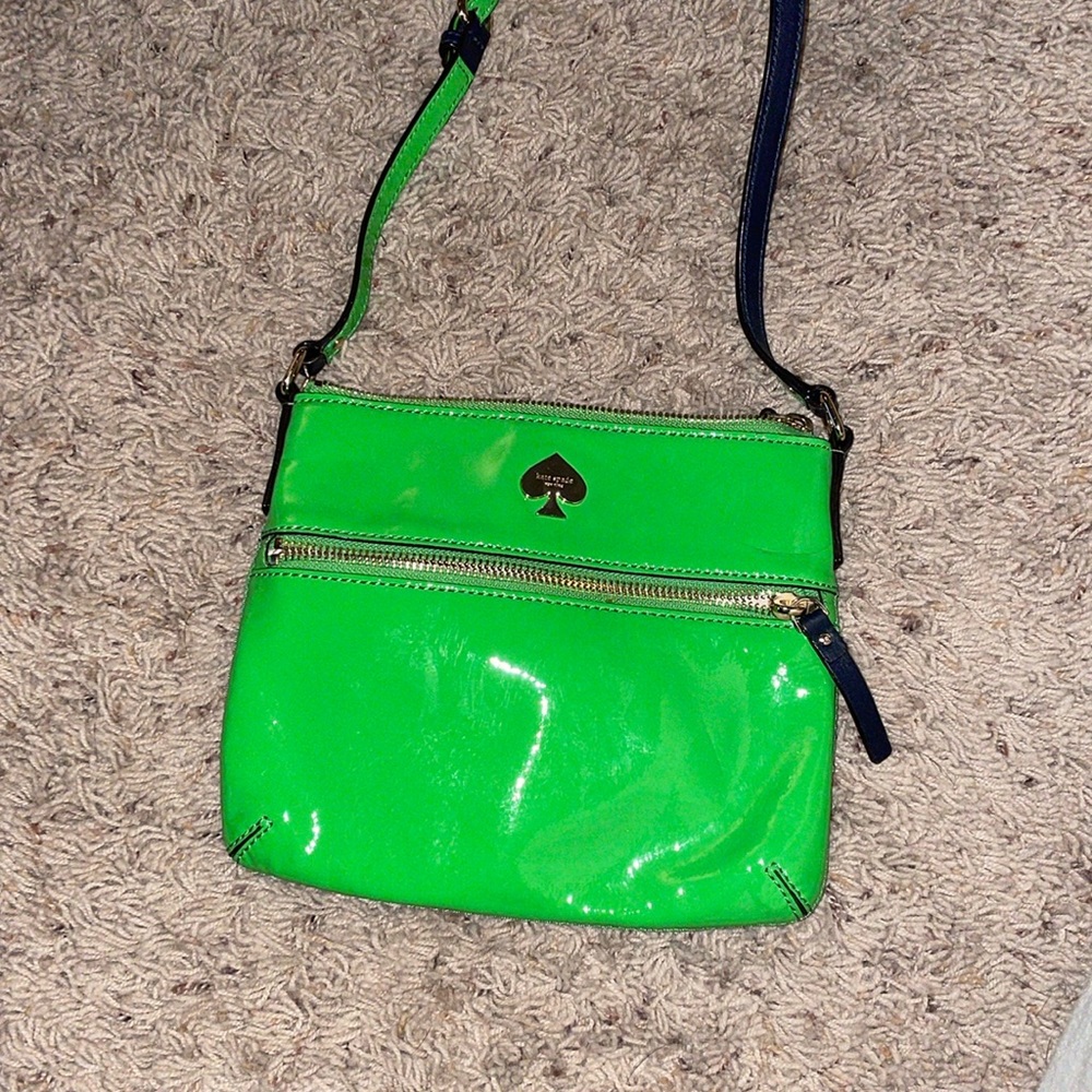 Green Kate Spade crossbody